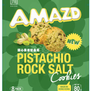 Pistachio and Rock Salt Cookies in Bag