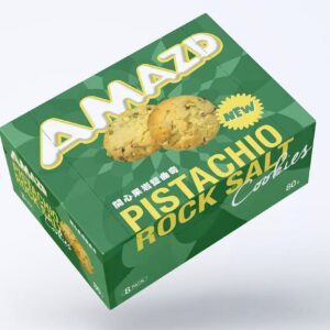 Pistachio and Rock Salt Cookies in Box