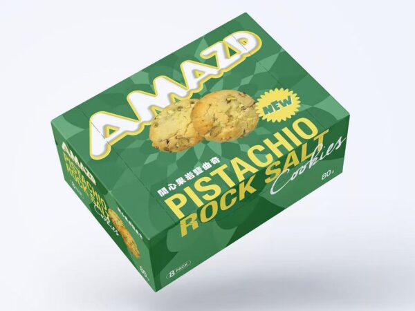 Pistachio and Rock Salt Cookies in Box
