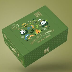 Japanese Matcha and Milk Cookies in Box