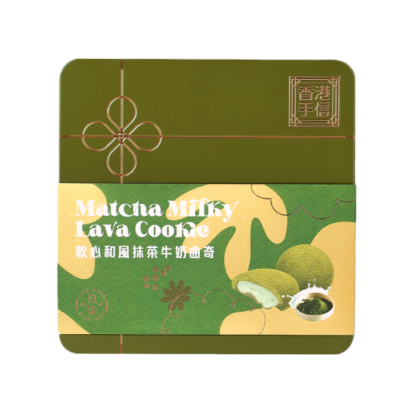 軟心和風抹茶牛奶曲奇鐵盒裝